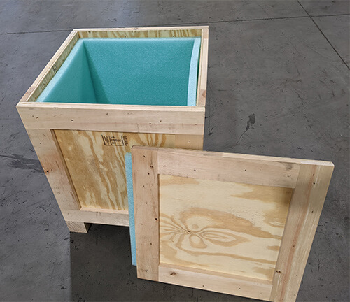 Foam Lined Crate